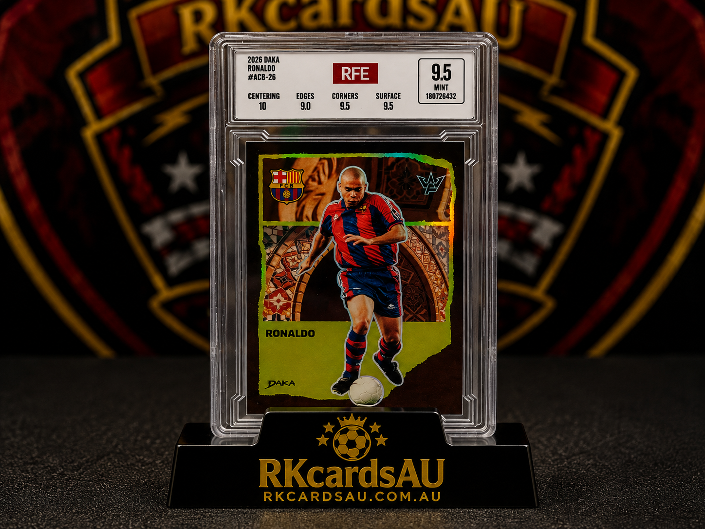 Ronaldo Nazário DAKA FC Barcelona ACB-26 #150/179 – RFE 9.5